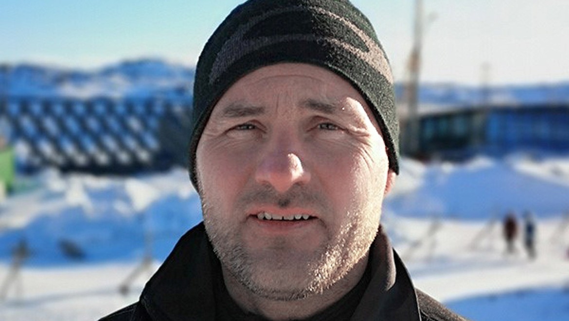 Jesper Bredahl, współwłaściciel firmy wodno-kanalizacyjnej i elektrycznej VVS og El Firmaet A/S w Ilulissat (© Adam Mørk)